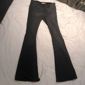 Black denim jeans